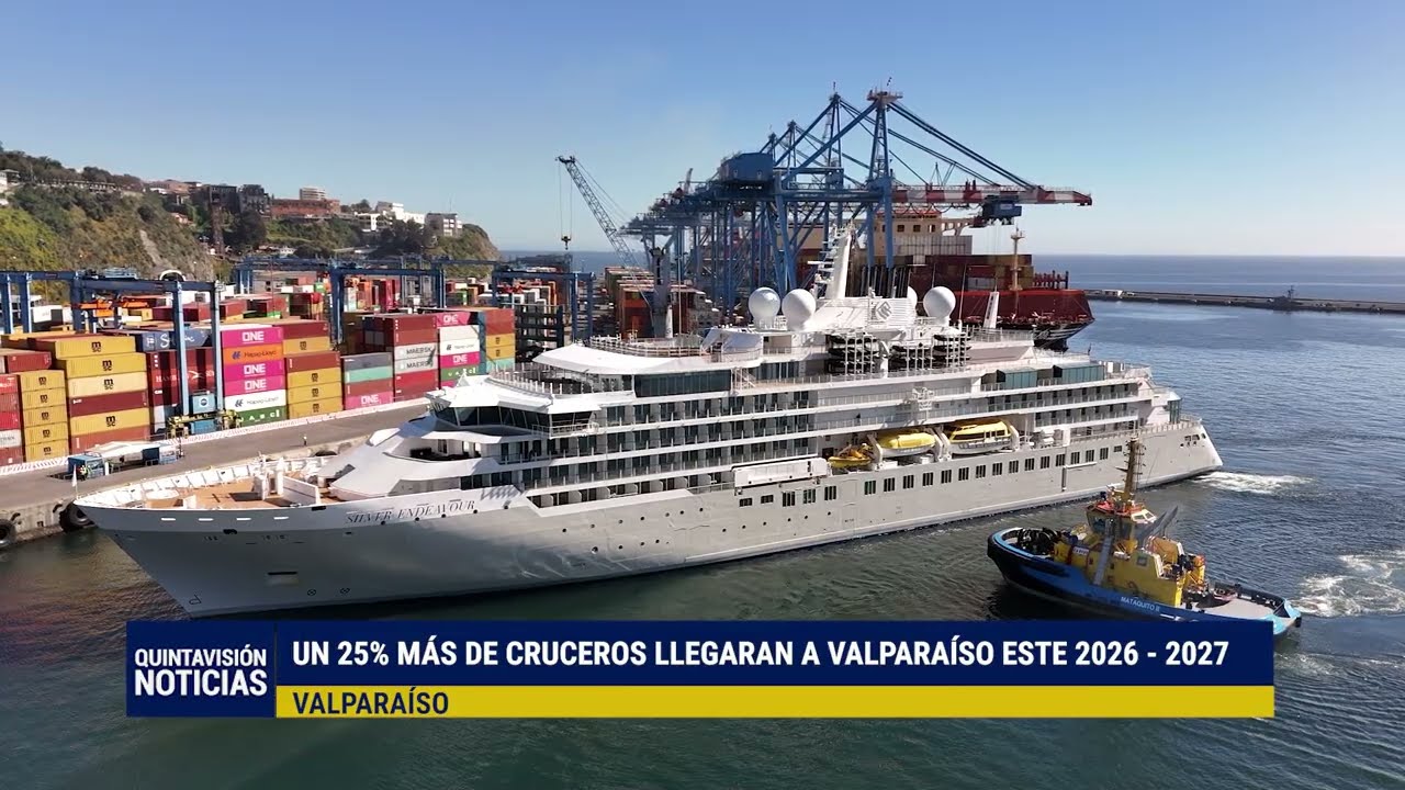 Valparaíso inicia temporada de cruceros el 17 de octubre con 30…