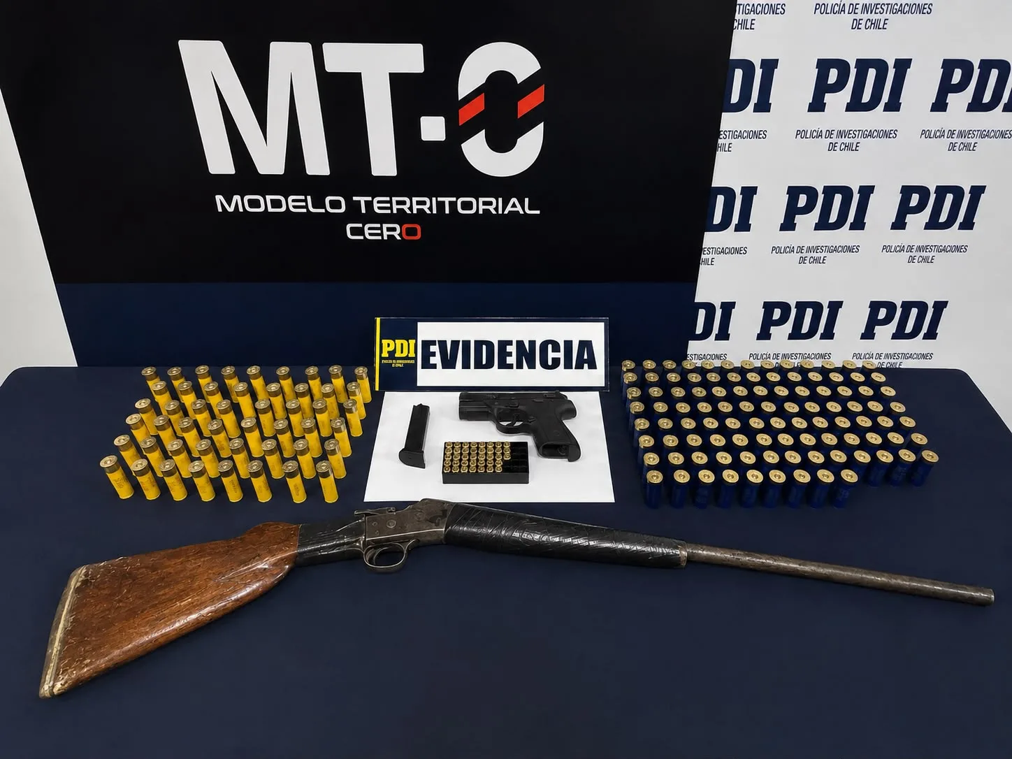 PDI incauta armamento y gran cantidad de munición durante operativo…