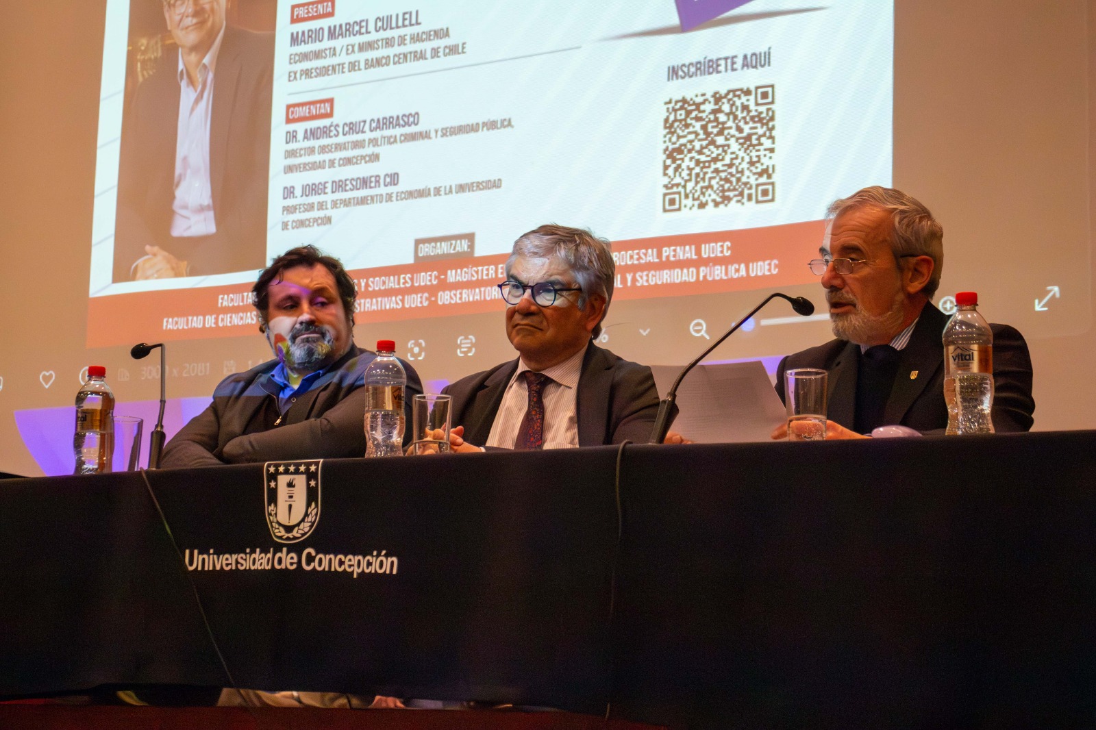 Mario Marcel presentó en Concepción su libro La Montaña Rusa