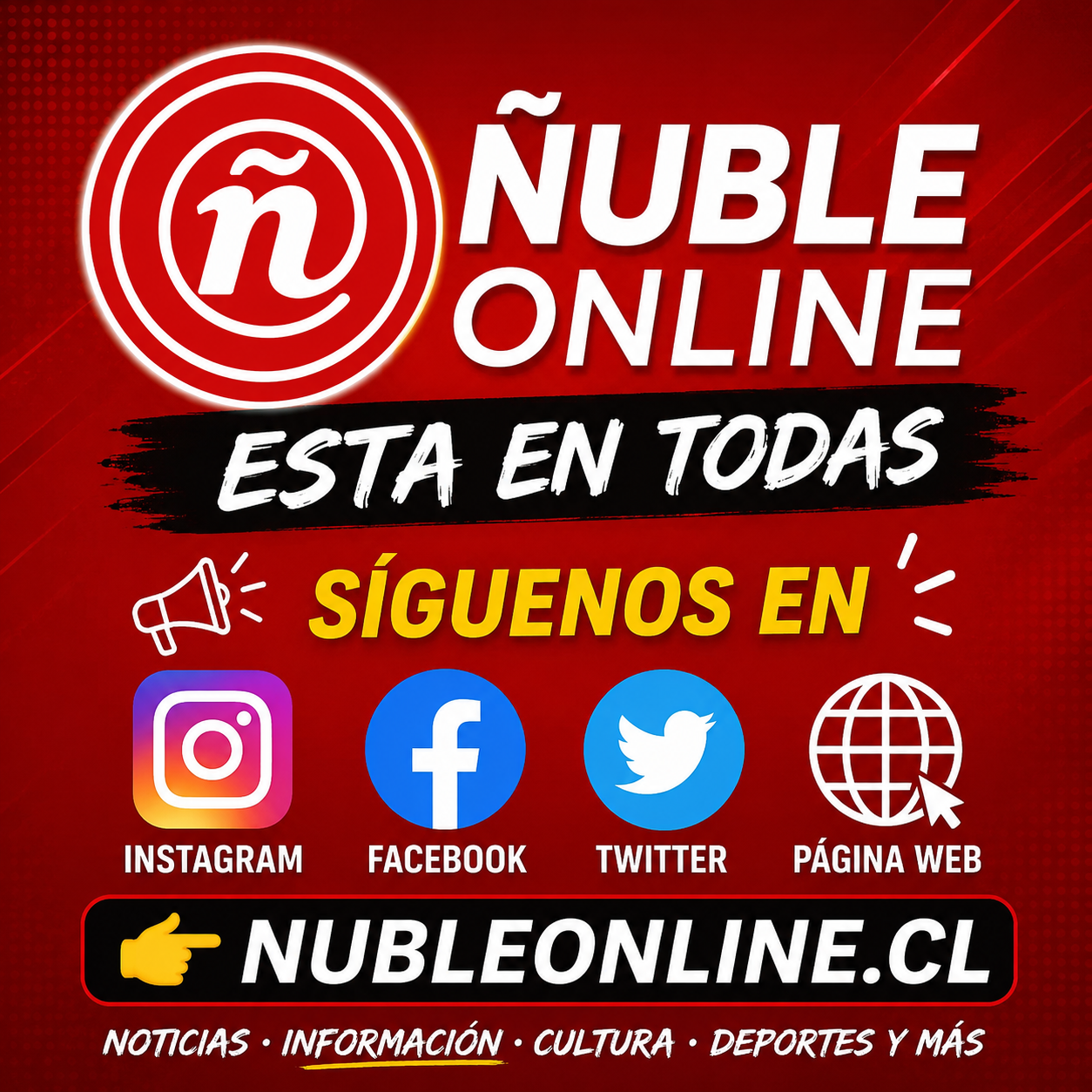 Relator de la Roja llega a Mega.