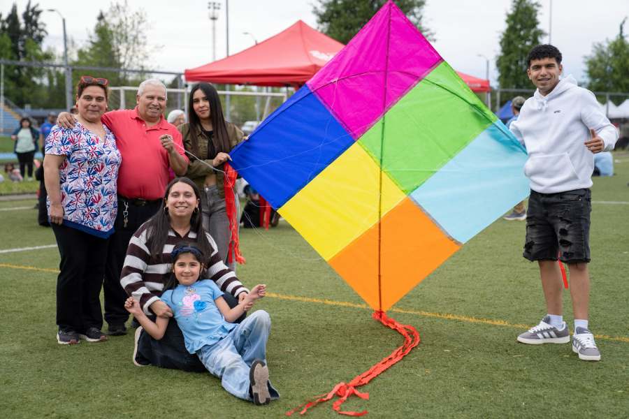 La familia chillaneja disfrutó del Festival del Volantín en Quilamapu