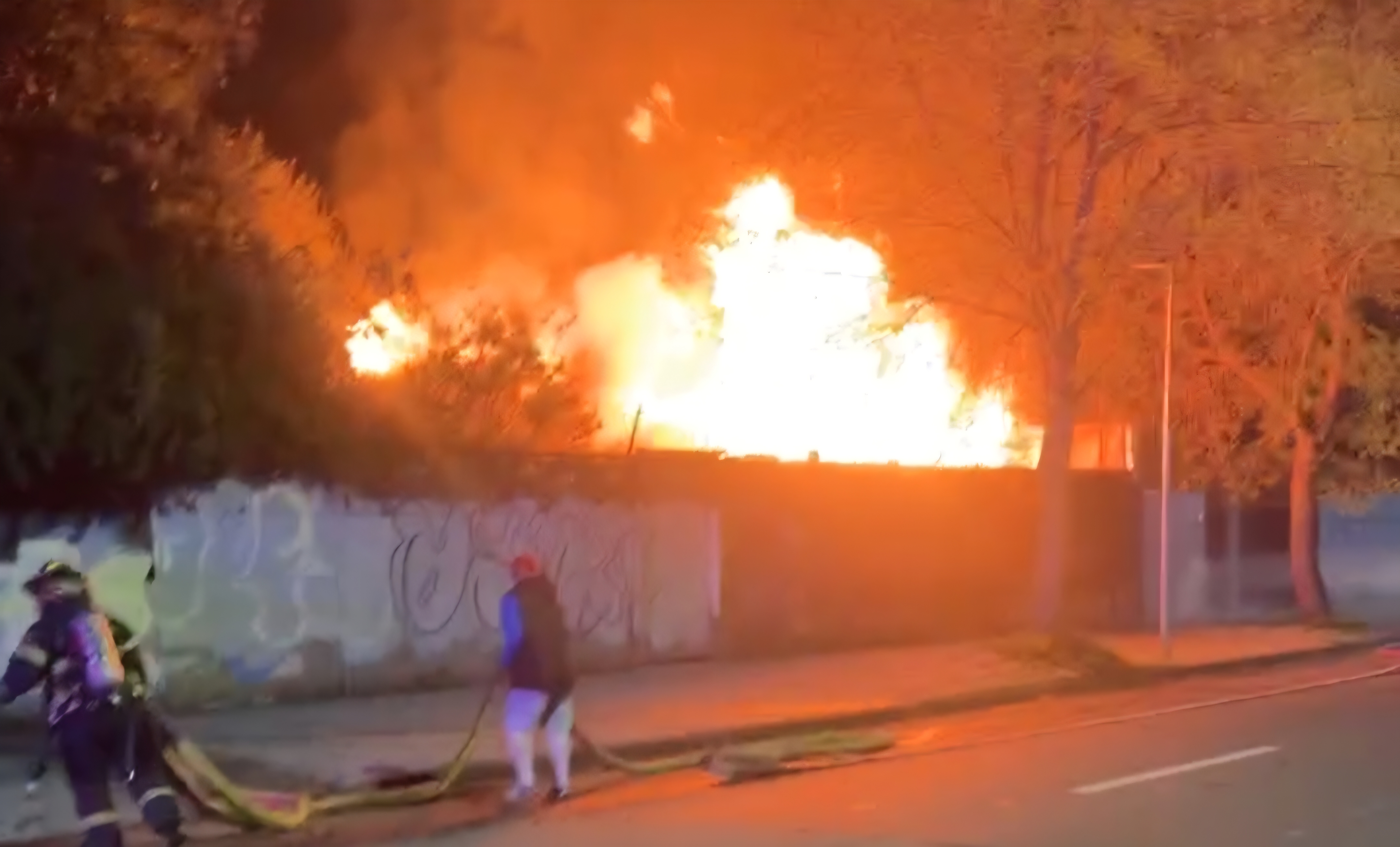 Alarma de incendio esta madrugada en Chillán.
