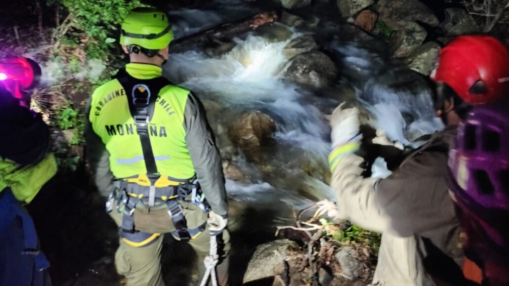 Excursionista es rescatado tras grave accidente en Alto Biobío