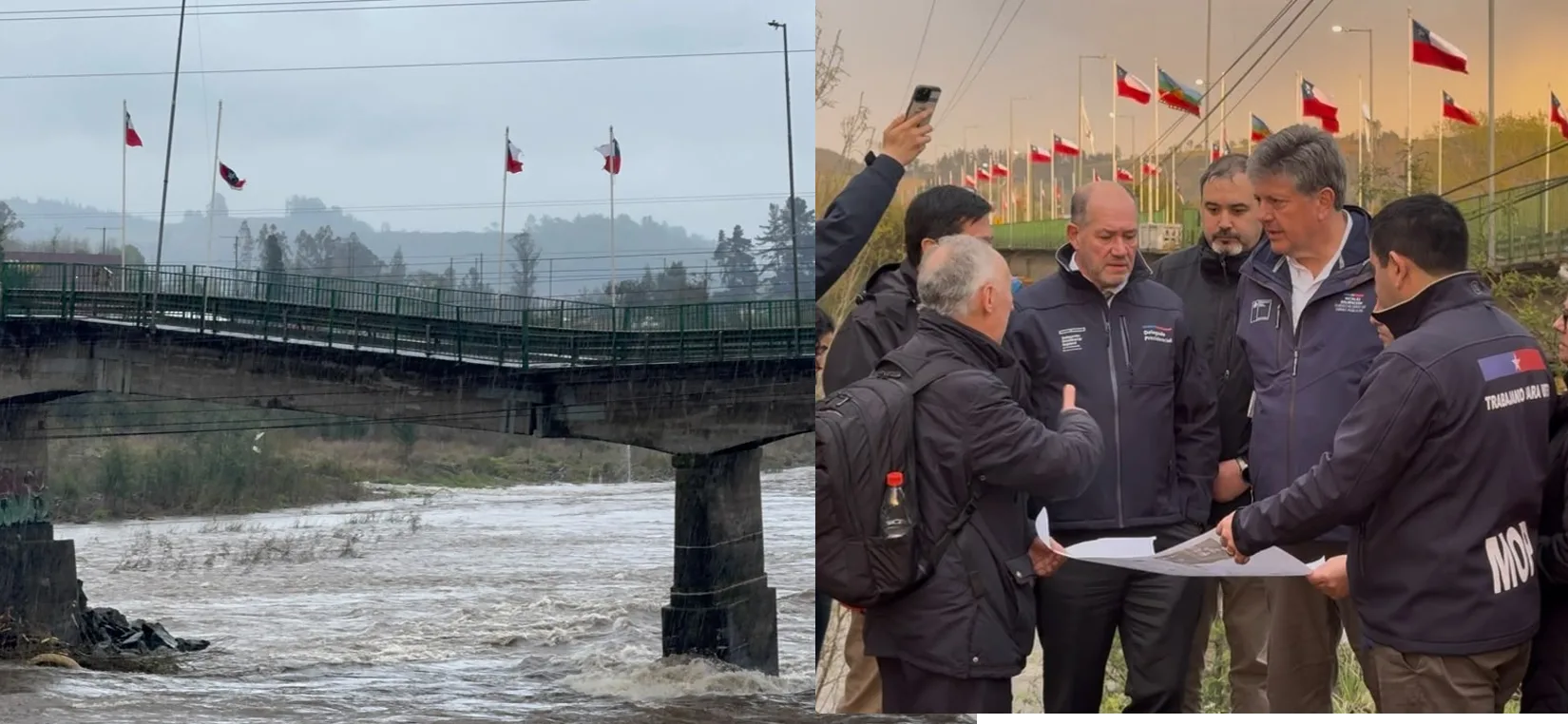 MOP anticipa reemplazo del “puente viejo” de Lautaro tras colapso…